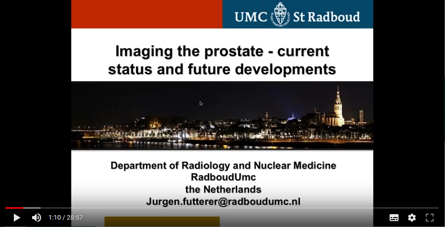 Imaging the prostate – current status and future developments (2015)