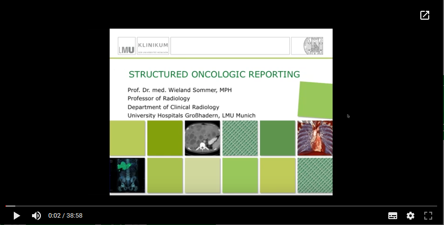 Structured oncologic reporting (2015)