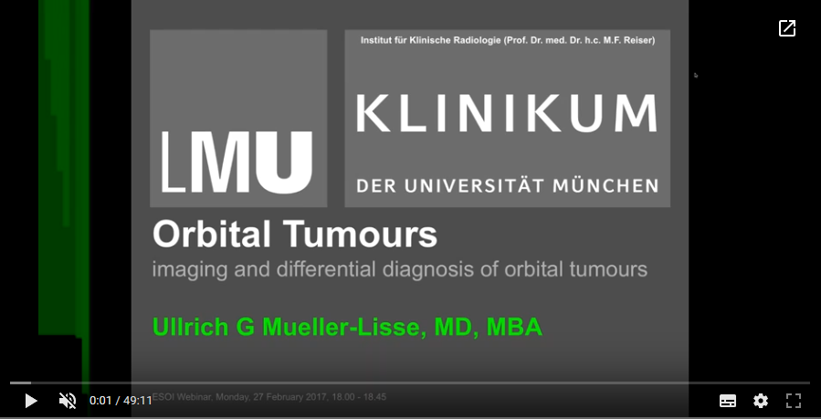 Imaging and differential diagnosis of orbital tumours (2017)