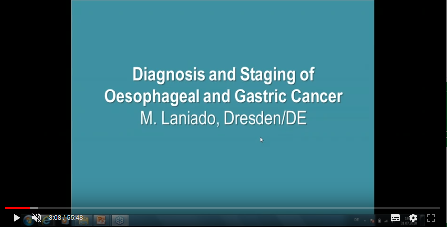 Diagnosis and staging of oesophageal and gastric cancer (2018)