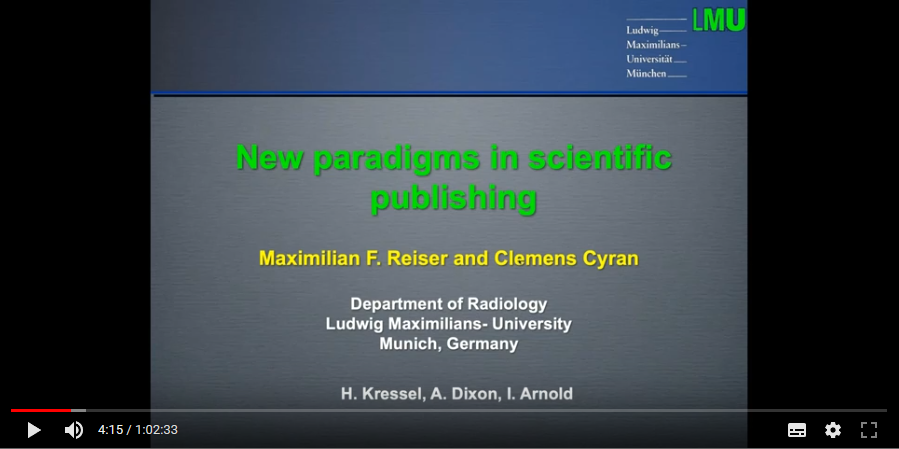 New paradigms in scientific publishing (2019)