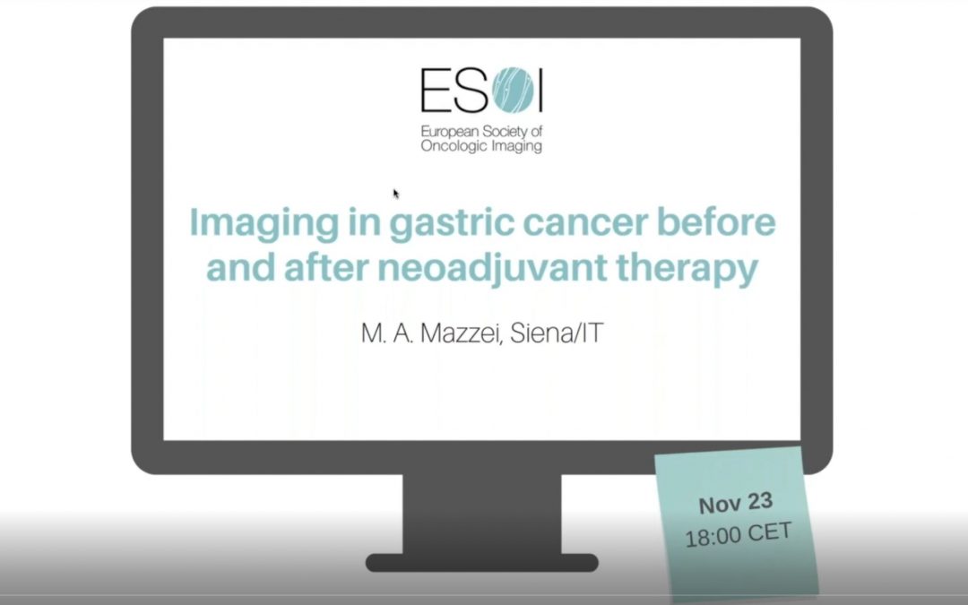 Imaging in gastric cancer before and after neoadjuvant therapy (2020)
