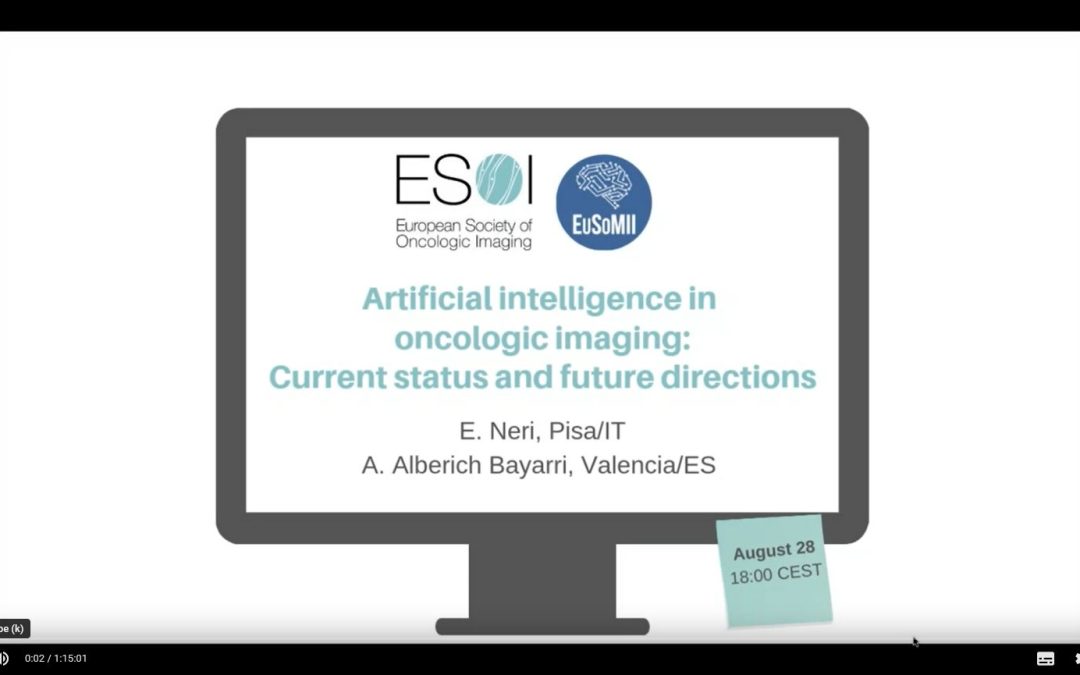 Artificial intelligence in oncologic imaging: Current status and future directions (2019)